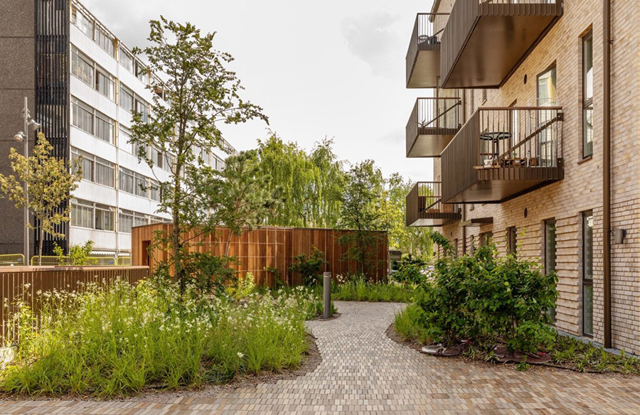 Creating a Harmonious Courtyard: Bernhard Bangs Allé