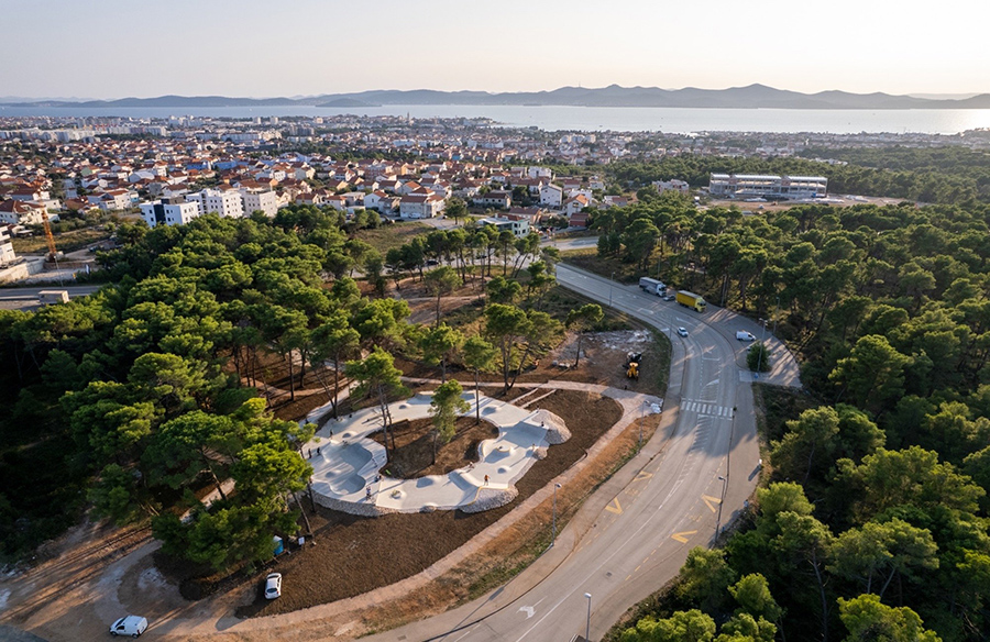 Skatepark Zadar Integrating Recreation with Nature