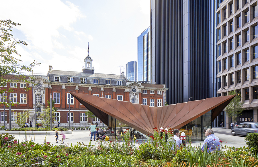 Transforming Urban Spaces Portsoken Pavilion by Make Architects